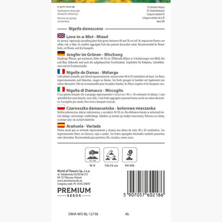 Jungfer im Grünen - Mischung - Bunte Sommerblütenmischung - Nigella damascena