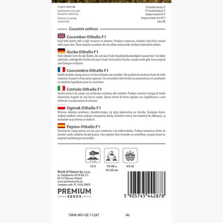 Gurke Othello F1 - Super früh, Freiland, krankheitsresistent