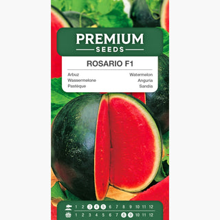 Wassermelone Rosario F1 - Saftig und süß, bereit für Sommerfeste - Citrullus lanatus