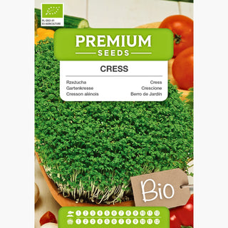 BIO Gartenkresse - Schnelle Ernte, Ideal Für Sandwiches