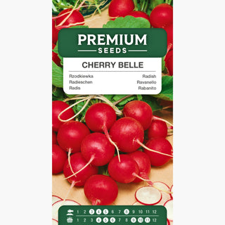 Radieschen Cherry Belle - Intensiv rot, ertragreich, ideal für Frühlingssalate