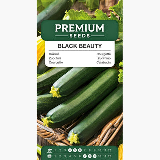 Zucchini Black Beauty - Saftige Geschmacksexplosion, zum Braten, Schmoren und Grillen