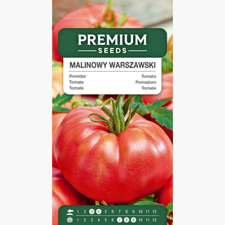 Tomate Raspberry Warszawski - Hohe Erträge, saftig und süß