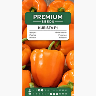 Paprika Kubista F1 - Ideal für Salate und Verarbeitung, reich an Beta-Carotin