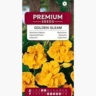 Große Kapuzinerkresse - Golden Gleam - Langanhaltende Blüte, Ideal Für Körbe - Tropaeolum majus