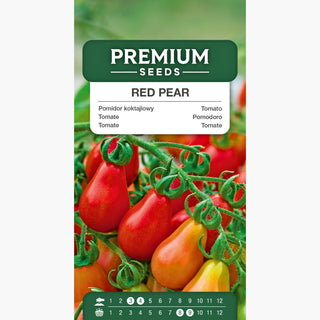 Tomate - Red Pear - Kleine Birnenförmige Früchte, Süßer Geschmack