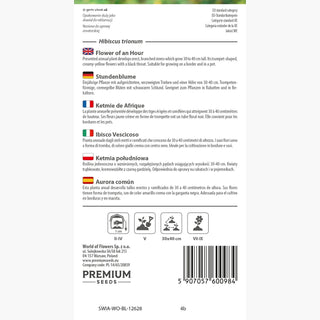 Stundenblume - Wärmeliebende Zierpflanze Für Beete - Hibiscus trionum