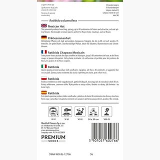 Präriesonnenhut - Auffallend Gelb-Orangefarbene Blüten - Ratibida columnifera