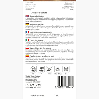 Kürbis Butternut - Besonders lecker und gesund - Cucurbita moschata