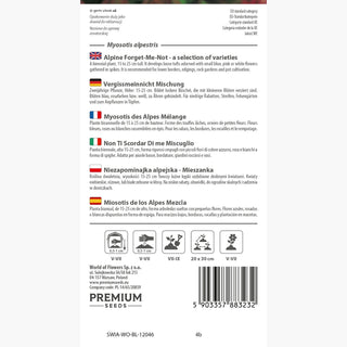 Vergissmeinnicht Mischung - Verzaubernder Farbenteppich, der alle Blicke auf sich zieht - Myosotis alpestris