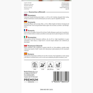 Rosmarin - Grüne Essenz von Geschmack und Aroma - Rosmarinus officinalis