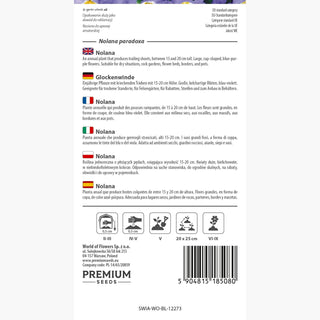 Glockenwinde - Große, blaue Blumen, leicht zu kultivieren - Nolana paradoxa