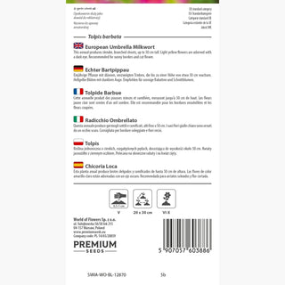 Echter Bartpippau - Kompakt Wüchsig, Robust, Lang Blühend - Tolpis barbata