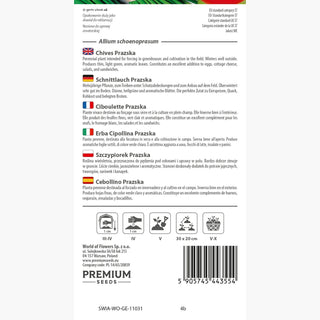 Schnittlauch Prazska - Hervorragender Geschmack und Aroma, hoher Ertrag
