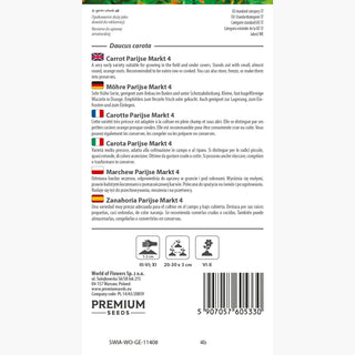 Möhre - Parijse Markt 4 - Ideal Für Frühe Ernten