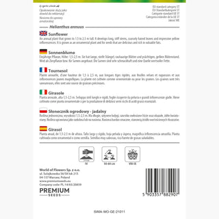 Sonnenblume - König der Snacks und Gartendekoration - Helianthus annuus