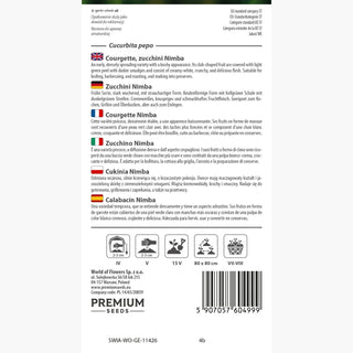 Zucchini - Nimba - Frühe Sorte Für Jeden Garten