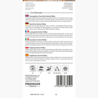Zucchini Astra Polka - Extrem ertragreich, super resistent, voller Geschmack