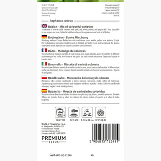 Radieschen - Bunte Mischung - Farbenfrohe Bereicherung Für Salate