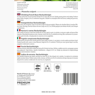 Stangenbohne - Neckarkönigin - Ideal Zum Kochen Und Einfrieren