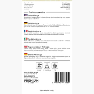 Dill Ambrozja - Früher Dill mit besonders intensivem Aroma