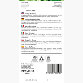 Herbstrübe - De Nancy - Frühreifend, Zart, Vielseitig