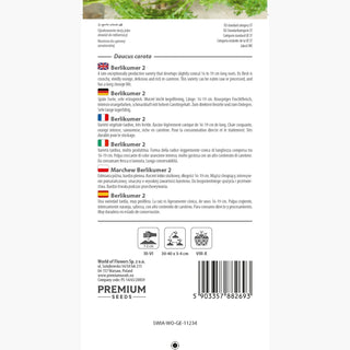 Möhre Berlikumer 2 Perfection - Saftig und süß, perfekt für Säfte und Pürees