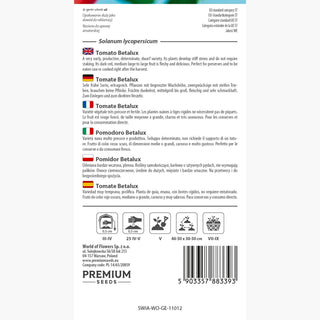 Tomate Betalux - Frühe Ernte, vorzüglicher Geschmack