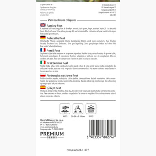 Petersilie Fest - Grüne Blätter voller Aroma, ideal für Brühen und Suppen