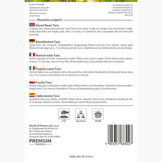 Buschbohne Tara - Goldene Schoten, krankheitsresistent, ideal für den Anbau