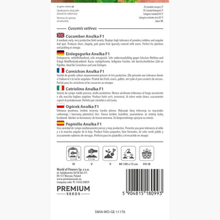Einlegegurke Anulka F1 - Feiner Geschmack, einfache Kultivierung, ideal zum Einlegen