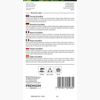 Mairübe Goudbal - Angenehm Süß, Sehr Ertragreich, Lange Haltbar
