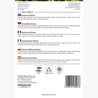 Rote Rübe Betina - Ideal für den direkten Verzehr und zum Einmachen