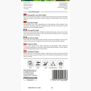 Zucchini Tapir - Ideal zum Schmoren, Braten und Füllen