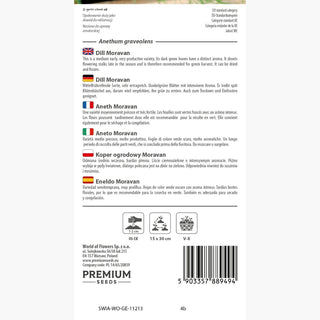 Dill Moravan - Intensiver Duft und Geschmack den ganzen Saison über