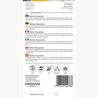 Melone Charentais - Aromatisch und erfrischend, einfach anzubauen - Cucumis melo