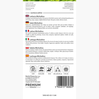 Salat Michalina - Große Köpfe, reiche Ernte, einfache Kultivierung