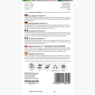 Einlegegurke Partner F1 - Reichliche Ernte, hohe Resistenz, ideal zum Einlegen