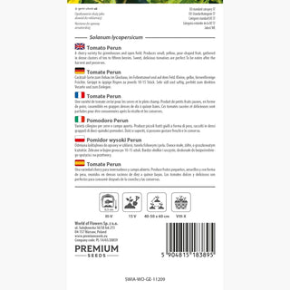 Tomate Perun - Hoher Ertrag, Spät Reifend, Besonders Schmackhaft