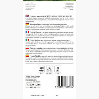 Blumenwiese - Auswahl über 40 Arten Wiesenblumen, Farb- und Duftexplosion