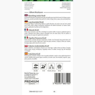 Lauchzwiebel Kroll - Einfache Kultivierung, perfekt für Salate