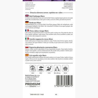 Rotkraut - Mars - Saftig Rot, Herrlich Knackig