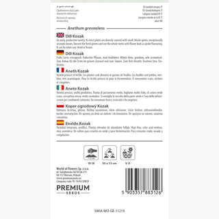 Dill Kozak - Früh, aromatisch, ideal zum Trocknen