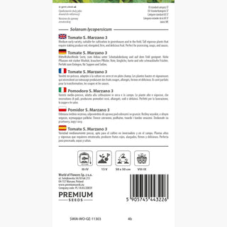 Tomate S. Marzano 3 - Hervorragender Ertrag und einzigartiges Aroma, ein Hit