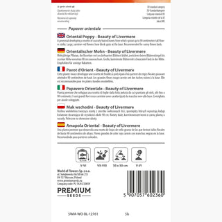 Orientalischer Mohn - Beauty of Livermere - Leuchtend Rote Gefranste Blütenblätter - Papaver orientale