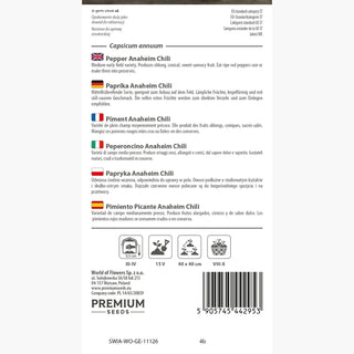 Paprika Anaheim Chili - Pikante Ergänzung für jedes Gericht