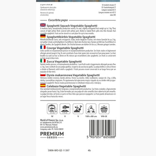 Spaghettikürbis - Vegetable Spaghetti - Kulinarische Gartenspezialität