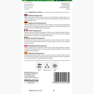 Radieschen Rampouch - Milder Geschmack – ideal für jedermann