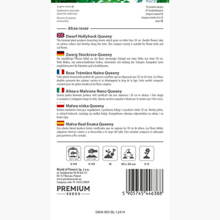 Zwerg Stockrose - Queeny - Auffällig Verzweigt - Alcea rosea