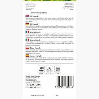 Dill - Hanak - Frühe Sorte, Intensives Aroma